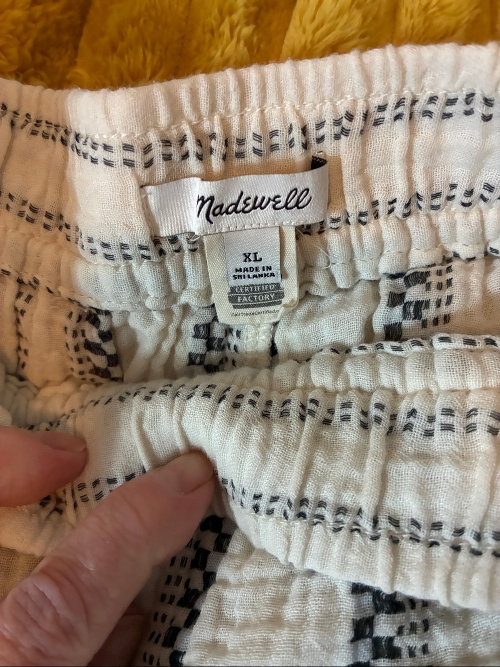 Soft 100% Cotton Pants by Madewell, Xl - Picture 2 of 10
